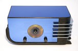 Rare Sparton 457X ’Euro Sled’ Radio Blue Mirror - Walter Dorwin Teague Design
